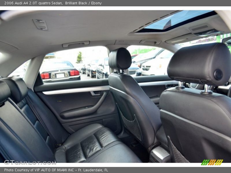 Brilliant Black / Ebony 2006 Audi A4 2.0T quattro Sedan