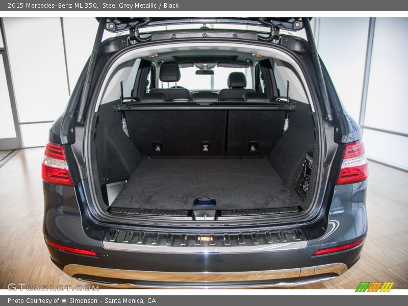Steel Grey Metallic / Black 2015 Mercedes-Benz ML 350