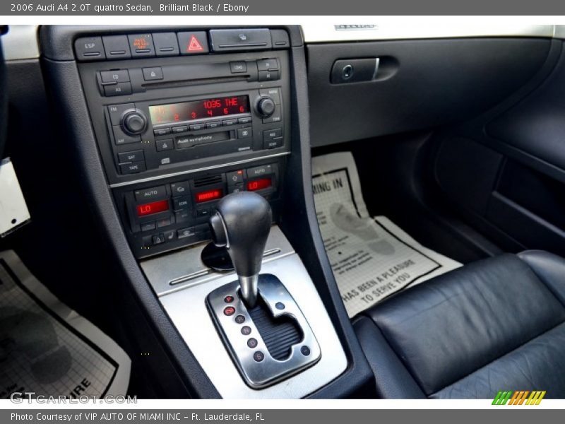 Brilliant Black / Ebony 2006 Audi A4 2.0T quattro Sedan