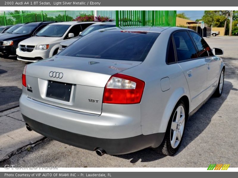 Light Silver Metallic / Ebony 2003 Audi A4 1.8T Sedan