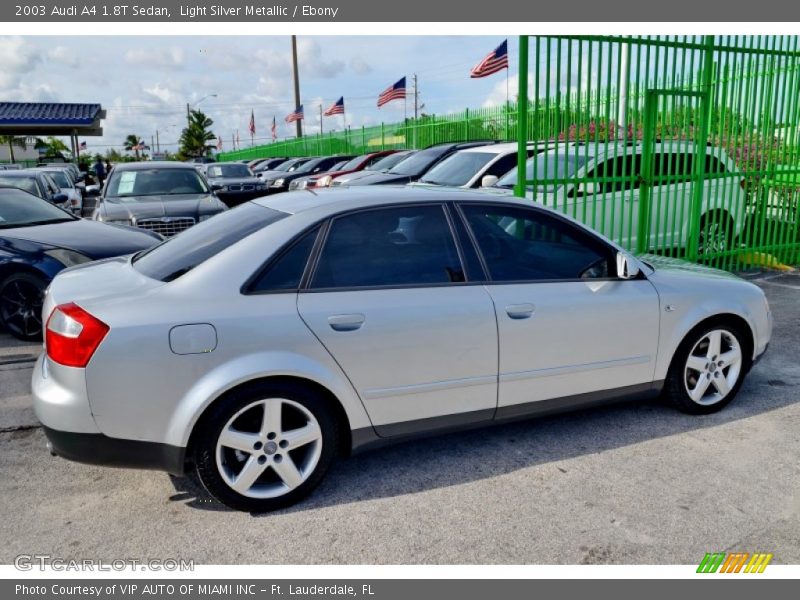 Light Silver Metallic / Ebony 2003 Audi A4 1.8T Sedan