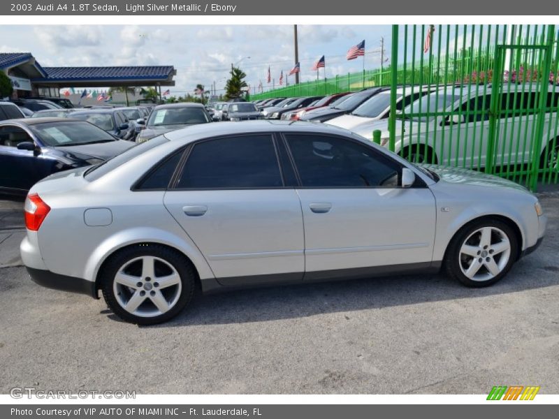 Light Silver Metallic / Ebony 2003 Audi A4 1.8T Sedan