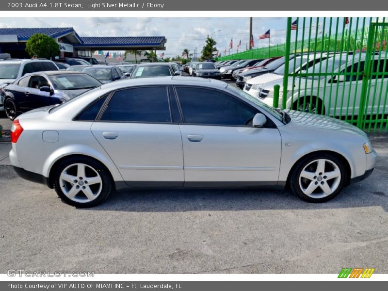 Light Silver Metallic / Ebony 2003 Audi A4 1.8T Sedan