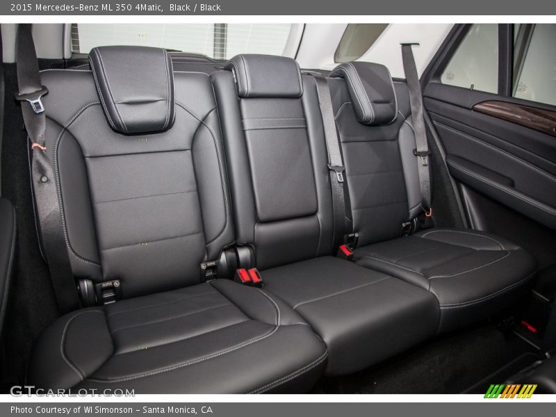 Black / Black 2015 Mercedes-Benz ML 350 4Matic