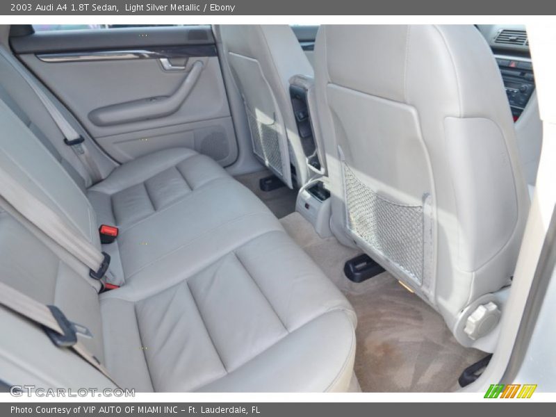 Light Silver Metallic / Ebony 2003 Audi A4 1.8T Sedan