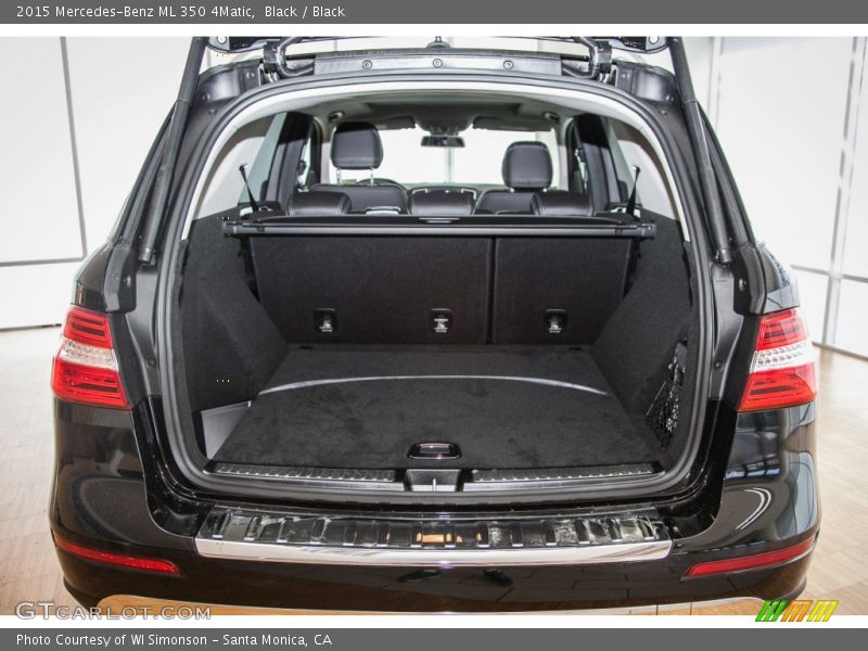 Black / Black 2015 Mercedes-Benz ML 350 4Matic