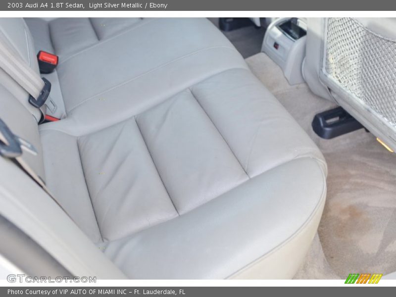 Light Silver Metallic / Ebony 2003 Audi A4 1.8T Sedan