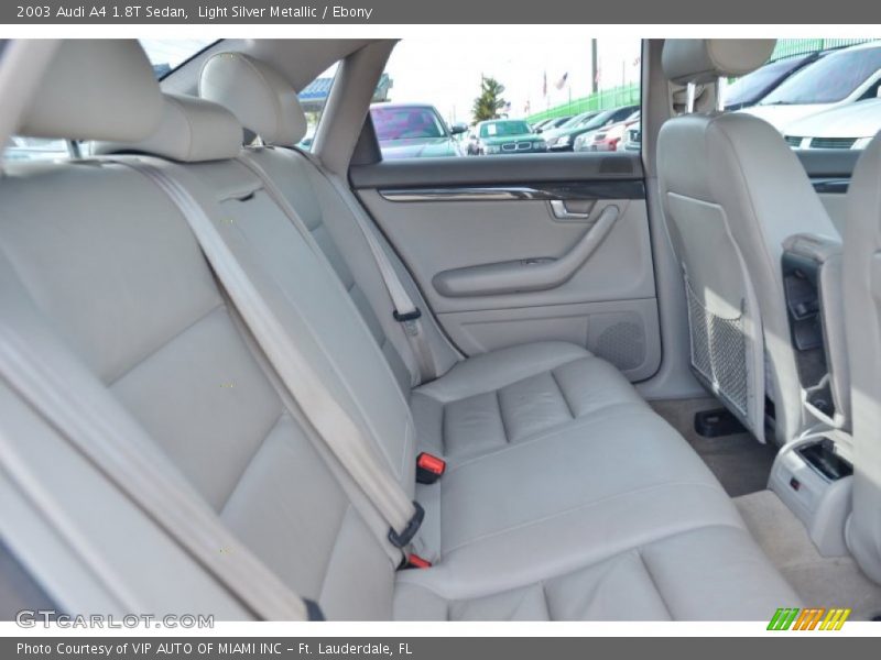 Light Silver Metallic / Ebony 2003 Audi A4 1.8T Sedan