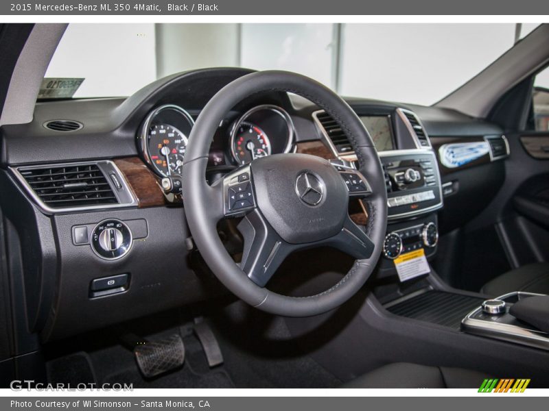 Black / Black 2015 Mercedes-Benz ML 350 4Matic