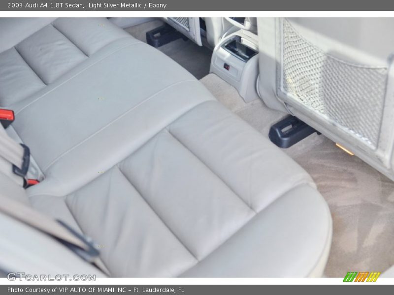 Light Silver Metallic / Ebony 2003 Audi A4 1.8T Sedan