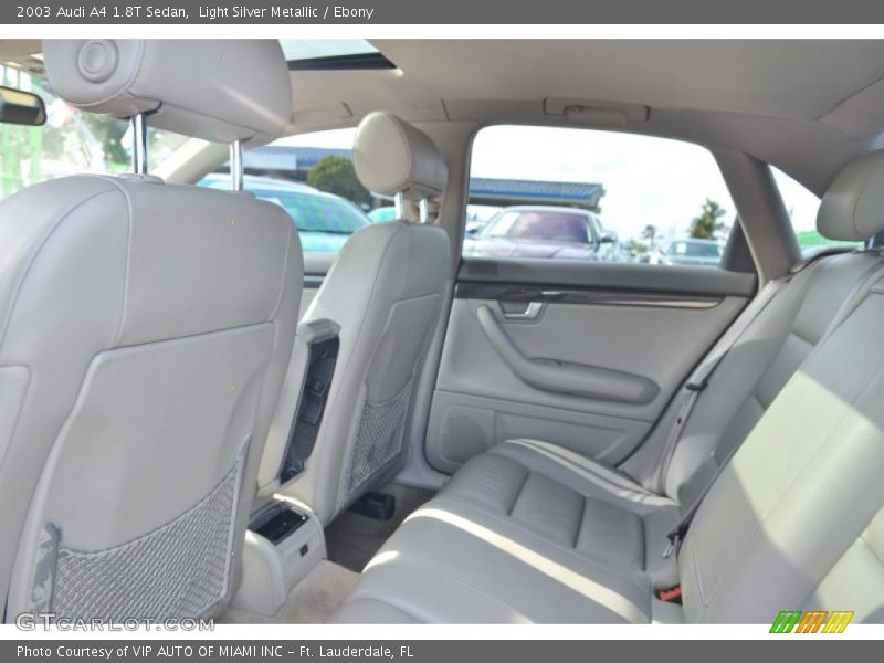 Light Silver Metallic / Ebony 2003 Audi A4 1.8T Sedan