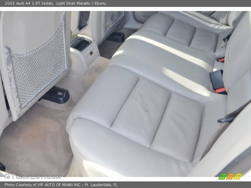 Light Silver Metallic / Ebony 2003 Audi A4 1.8T Sedan