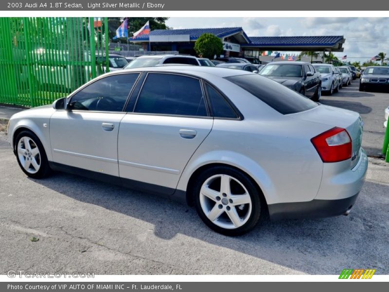 Light Silver Metallic / Ebony 2003 Audi A4 1.8T Sedan