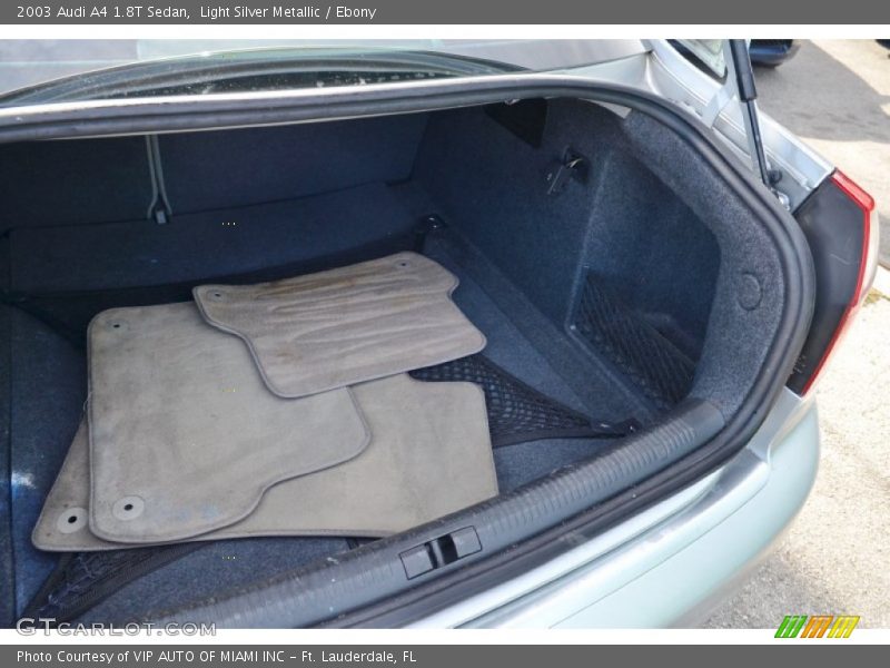 Light Silver Metallic / Ebony 2003 Audi A4 1.8T Sedan