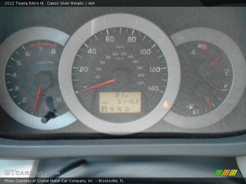 Classic Silver Metallic / Ash 2012 Toyota RAV4 I4