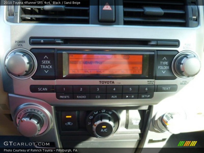 Black / Sand Beige 2010 Toyota 4Runner SR5 4x4