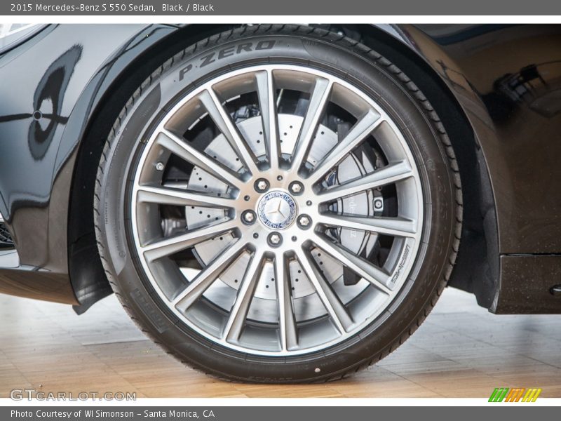 Black / Black 2015 Mercedes-Benz S 550 Sedan