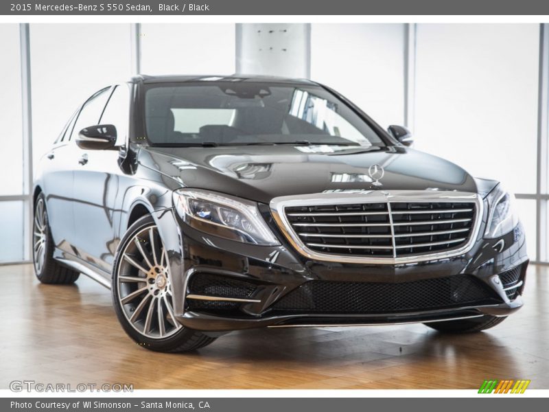 Black / Black 2015 Mercedes-Benz S 550 Sedan