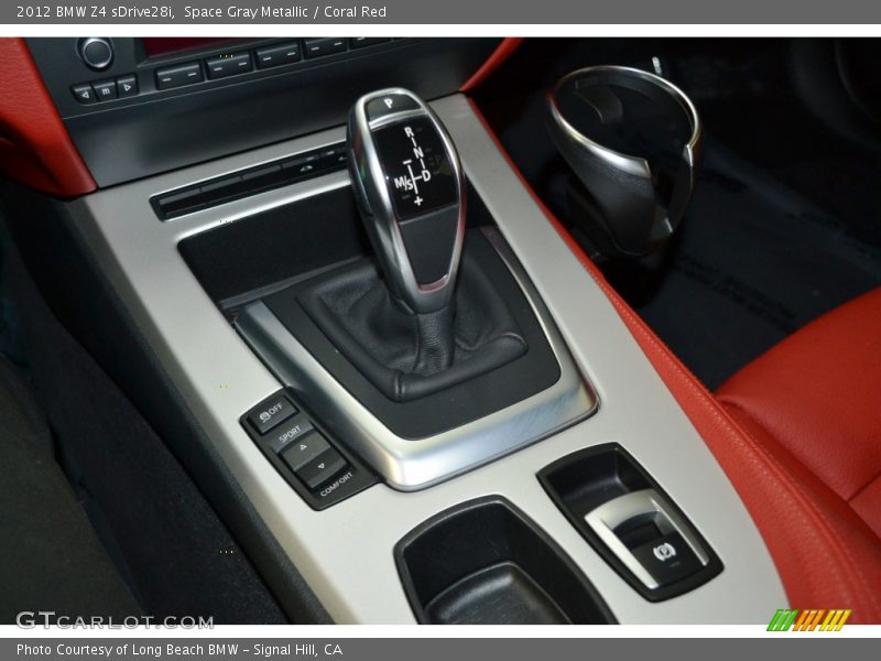 Space Gray Metallic / Coral Red 2012 BMW Z4 sDrive28i
