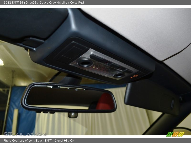 Space Gray Metallic / Coral Red 2012 BMW Z4 sDrive28i