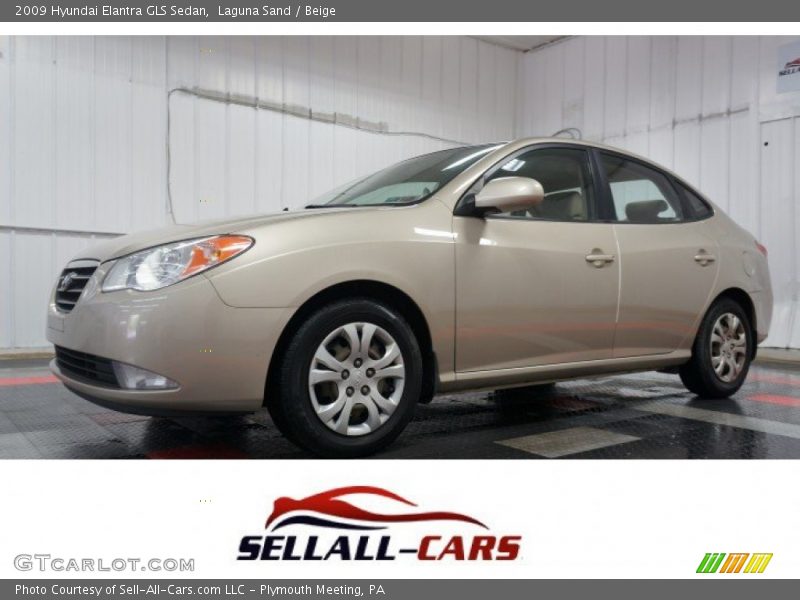 Laguna Sand / Beige 2009 Hyundai Elantra GLS Sedan