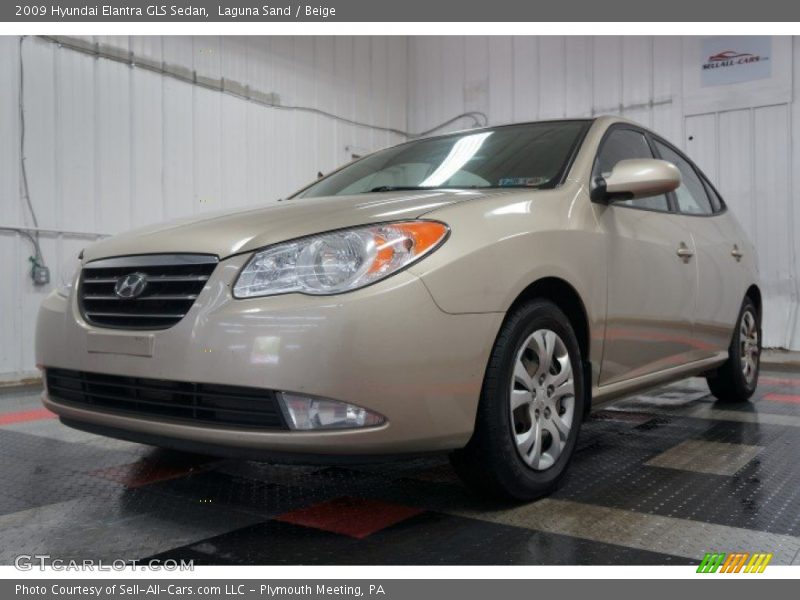 Laguna Sand / Beige 2009 Hyundai Elantra GLS Sedan