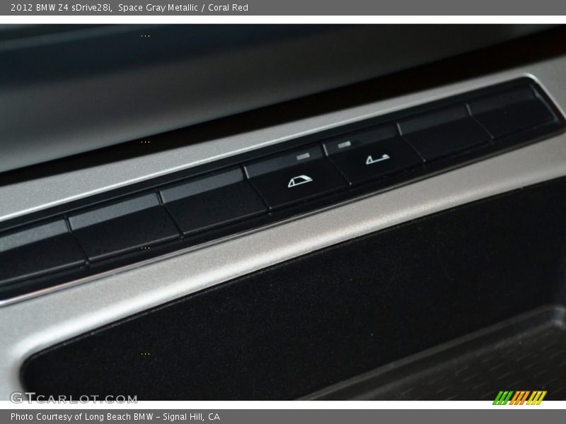 Space Gray Metallic / Coral Red 2012 BMW Z4 sDrive28i