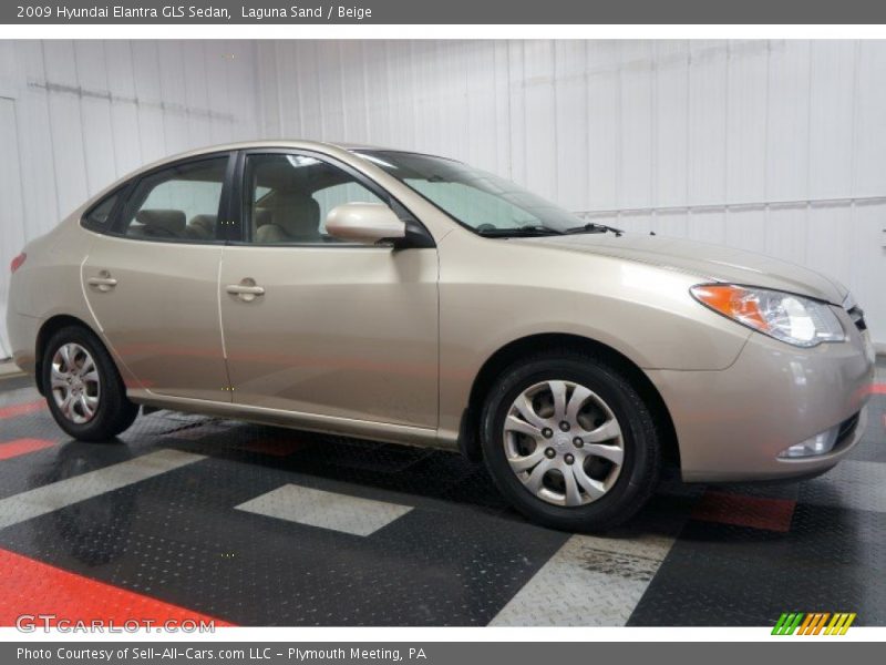 Laguna Sand / Beige 2009 Hyundai Elantra GLS Sedan