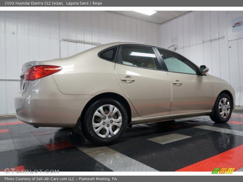 Laguna Sand / Beige 2009 Hyundai Elantra GLS Sedan