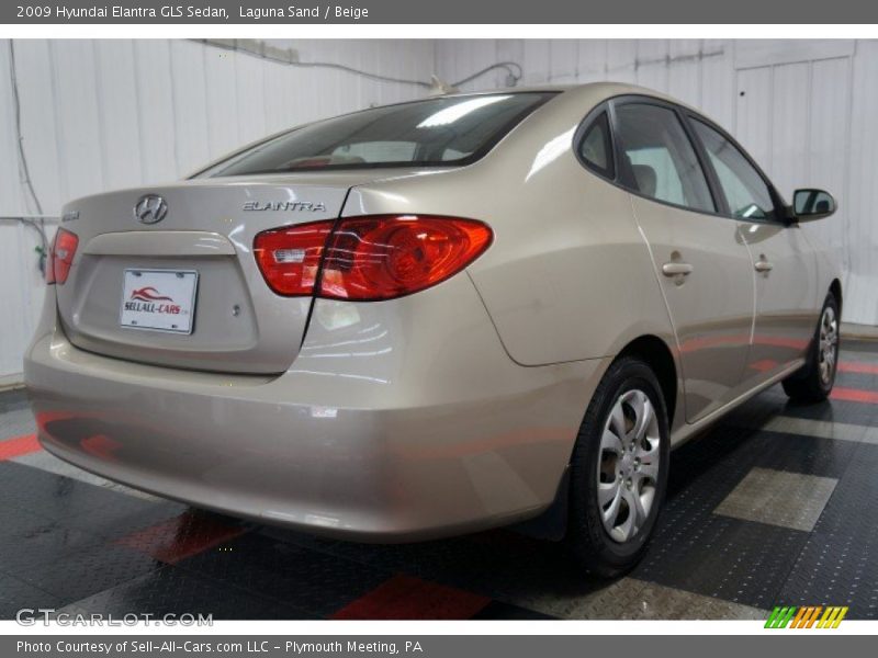Laguna Sand / Beige 2009 Hyundai Elantra GLS Sedan