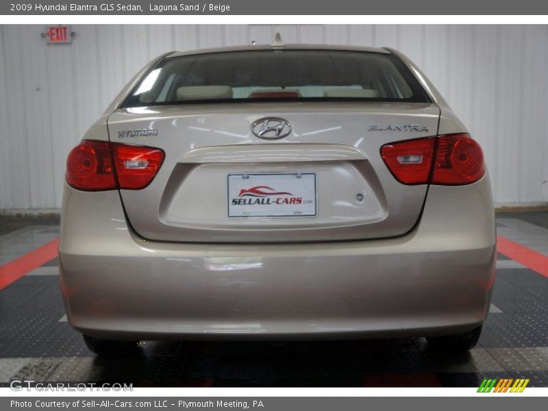 Laguna Sand / Beige 2009 Hyundai Elantra GLS Sedan