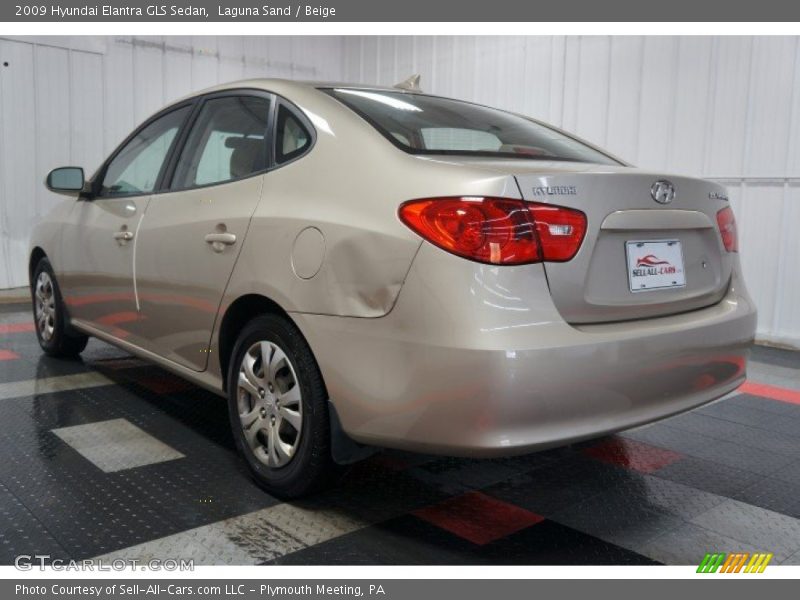 Laguna Sand / Beige 2009 Hyundai Elantra GLS Sedan