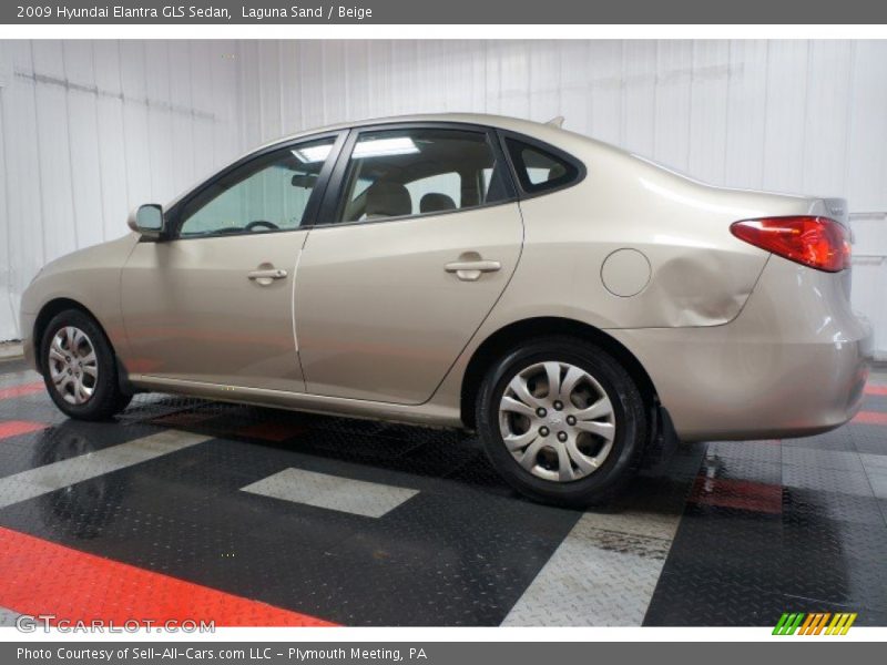 Laguna Sand / Beige 2009 Hyundai Elantra GLS Sedan