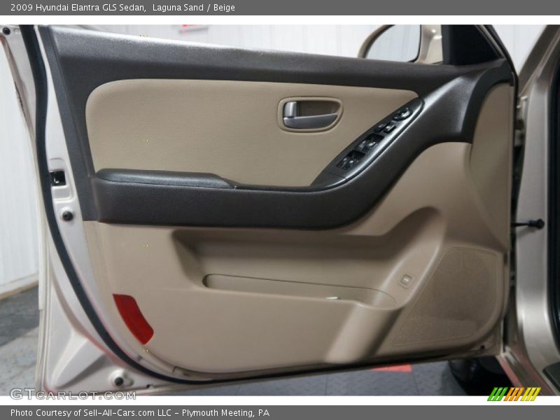 Laguna Sand / Beige 2009 Hyundai Elantra GLS Sedan