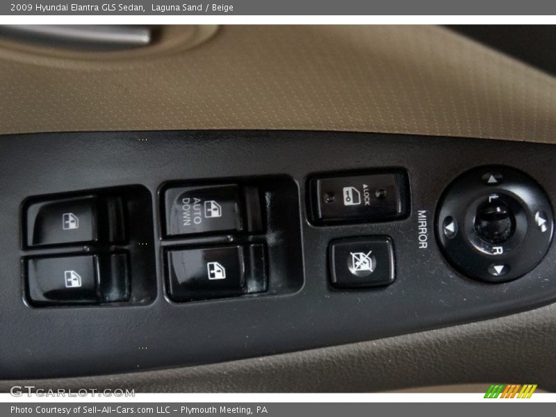 Laguna Sand / Beige 2009 Hyundai Elantra GLS Sedan