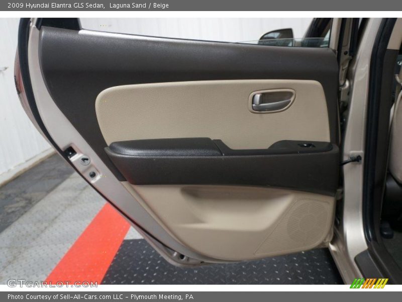 Laguna Sand / Beige 2009 Hyundai Elantra GLS Sedan