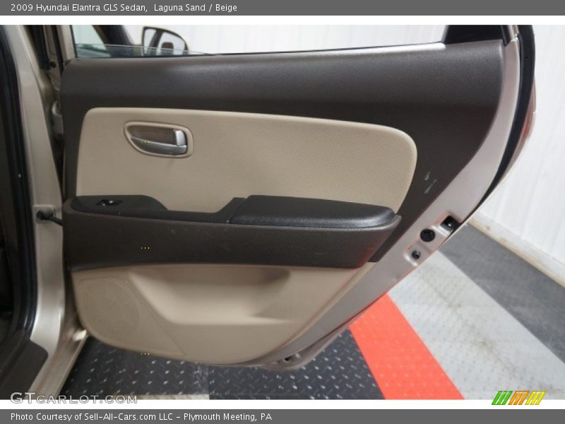 Laguna Sand / Beige 2009 Hyundai Elantra GLS Sedan
