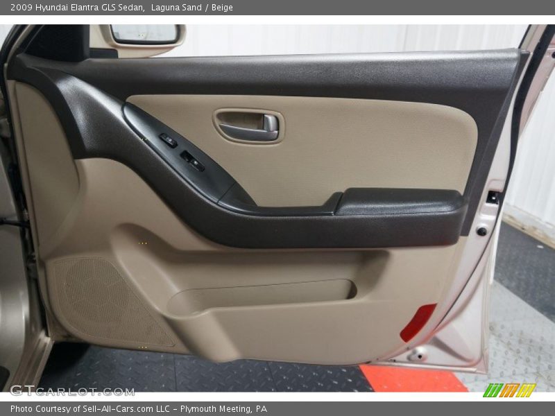 Laguna Sand / Beige 2009 Hyundai Elantra GLS Sedan