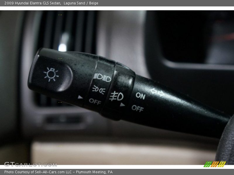 Laguna Sand / Beige 2009 Hyundai Elantra GLS Sedan