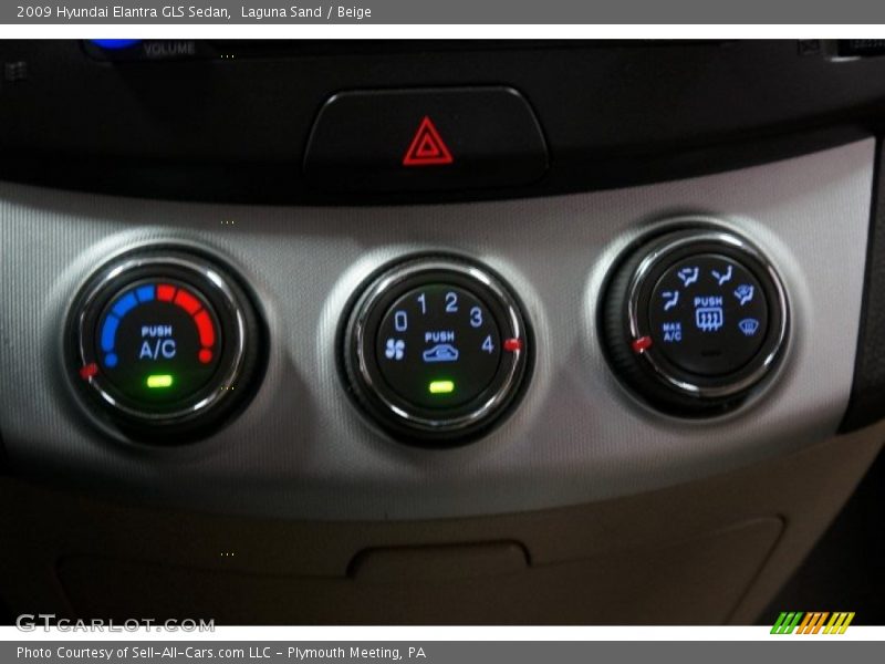 Laguna Sand / Beige 2009 Hyundai Elantra GLS Sedan