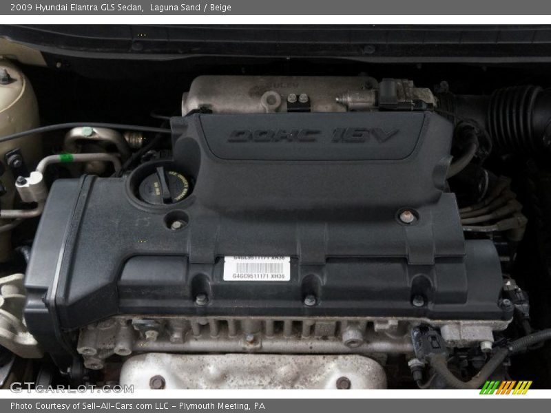 Laguna Sand / Beige 2009 Hyundai Elantra GLS Sedan