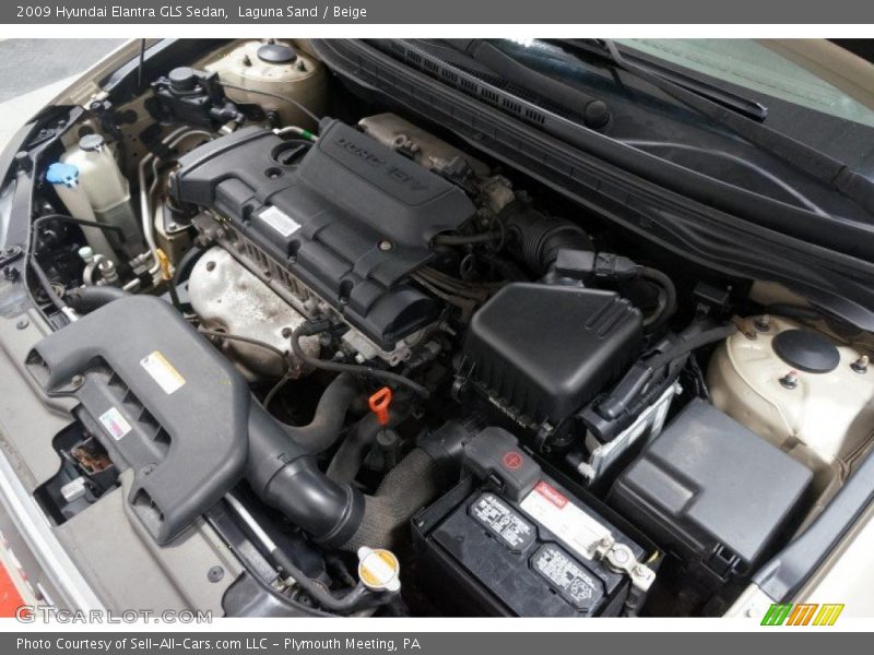 Laguna Sand / Beige 2009 Hyundai Elantra GLS Sedan