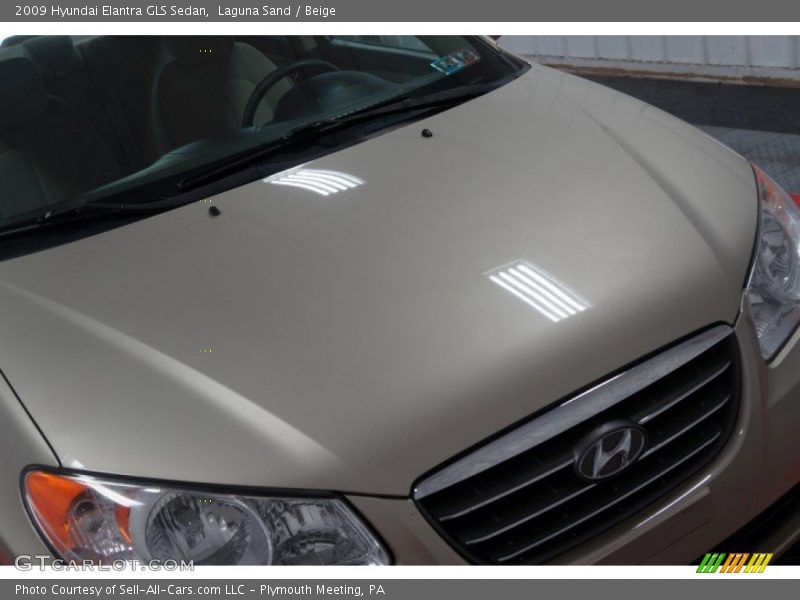 Laguna Sand / Beige 2009 Hyundai Elantra GLS Sedan
