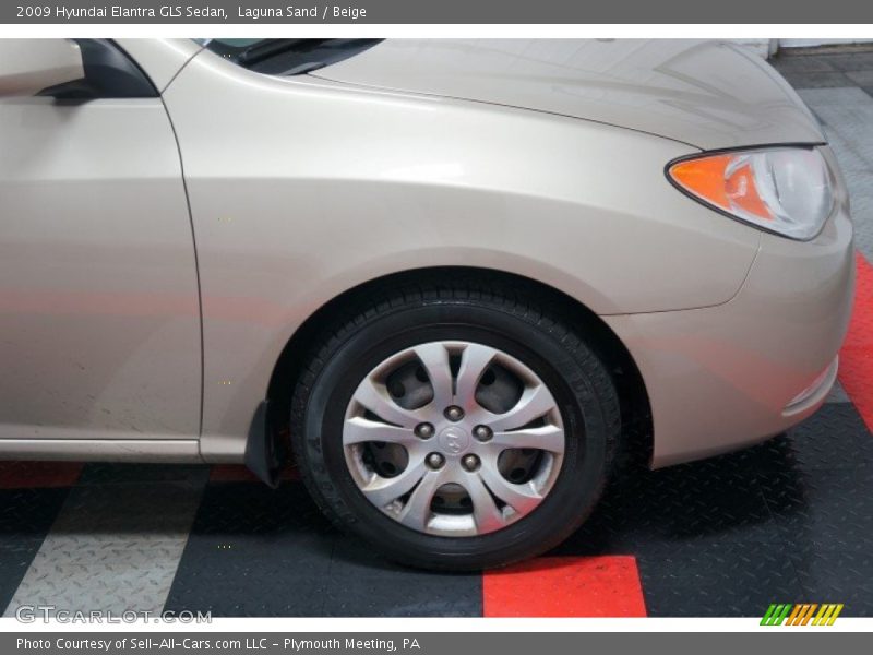 Laguna Sand / Beige 2009 Hyundai Elantra GLS Sedan