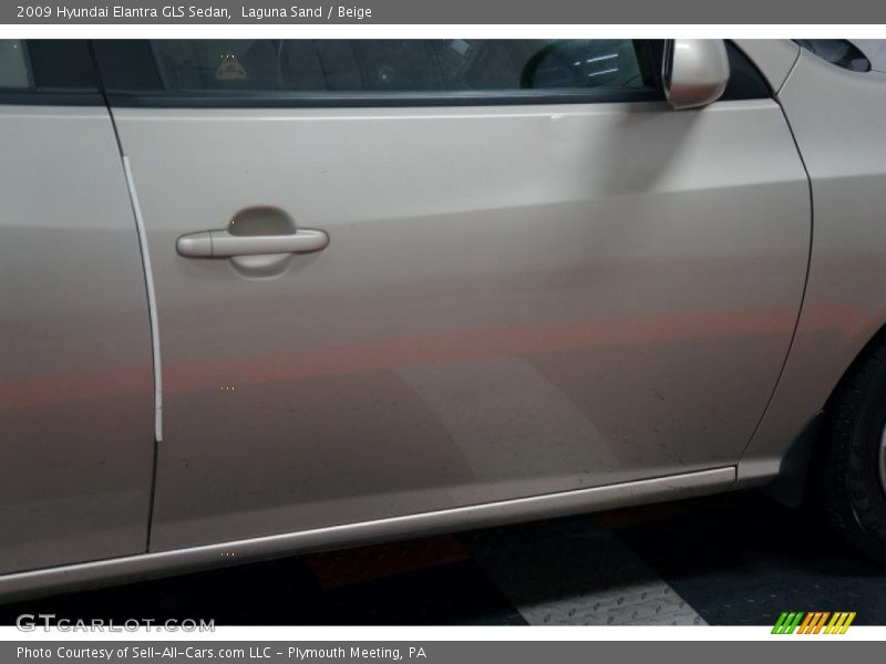 Laguna Sand / Beige 2009 Hyundai Elantra GLS Sedan