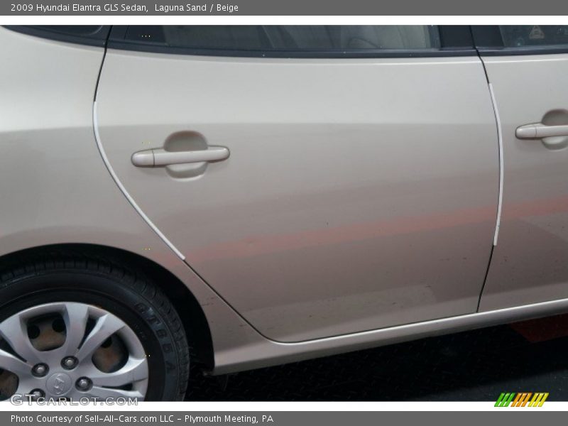 Laguna Sand / Beige 2009 Hyundai Elantra GLS Sedan