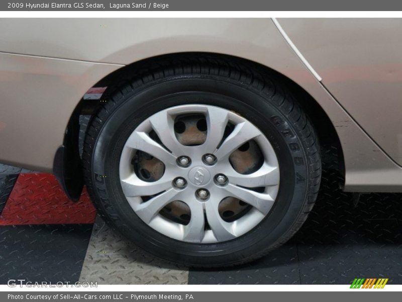 Laguna Sand / Beige 2009 Hyundai Elantra GLS Sedan