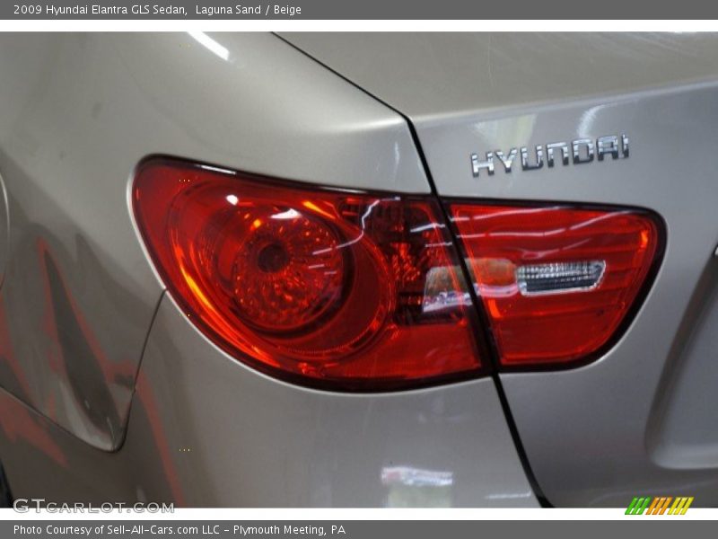 Laguna Sand / Beige 2009 Hyundai Elantra GLS Sedan
