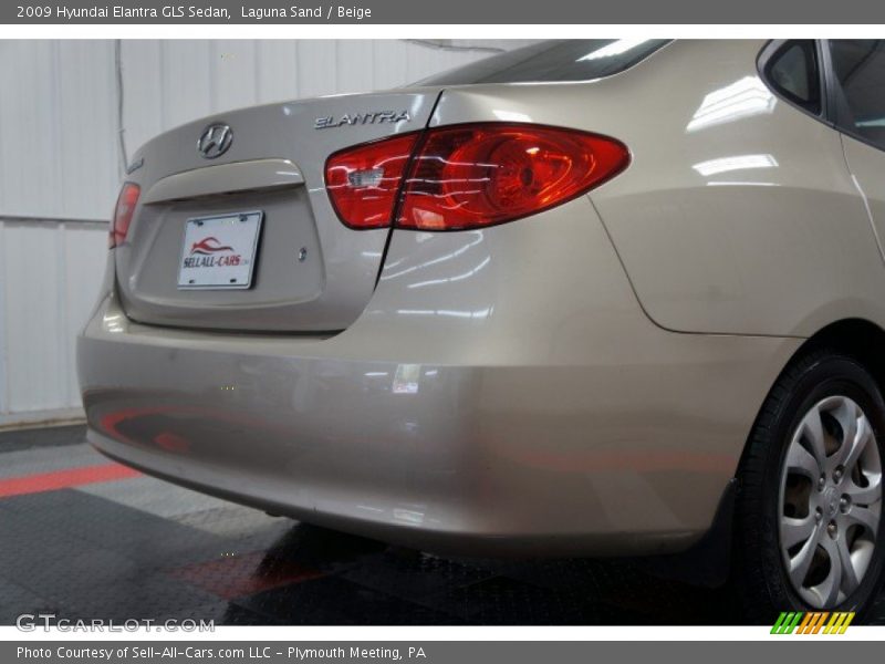 Laguna Sand / Beige 2009 Hyundai Elantra GLS Sedan
