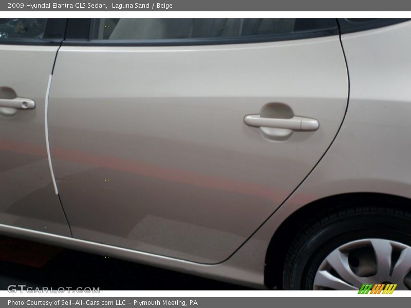 Laguna Sand / Beige 2009 Hyundai Elantra GLS Sedan